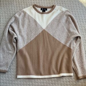 Alison Sheri color block sweater size S. Cashmere and wool. Never worn.
